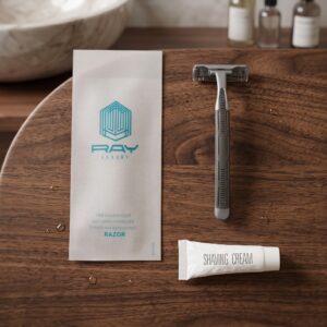 Custom Hotel Shaving Kit Bulk Wholesale Disposable Razor and Shaving Cream Set OEM